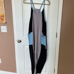 Color-blocked Hot Shot Jumpsuit